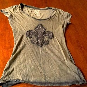 Vintage black crystal hand made  TShirt Beloved Stone size M,like new ,must have